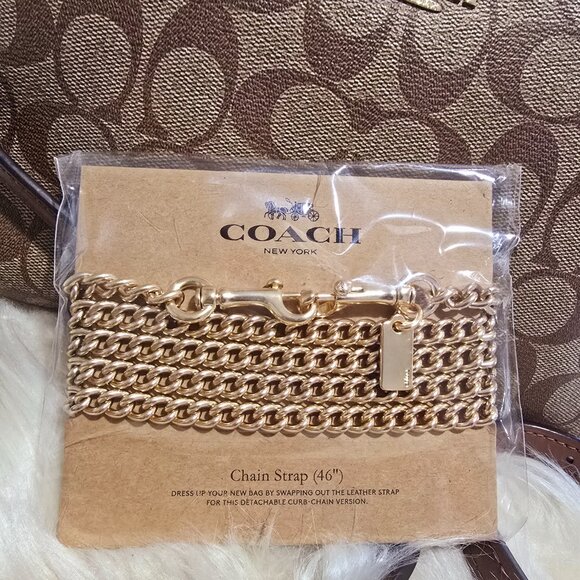 Coach Purse, Wallet, and Chain - Picture 4 of 5